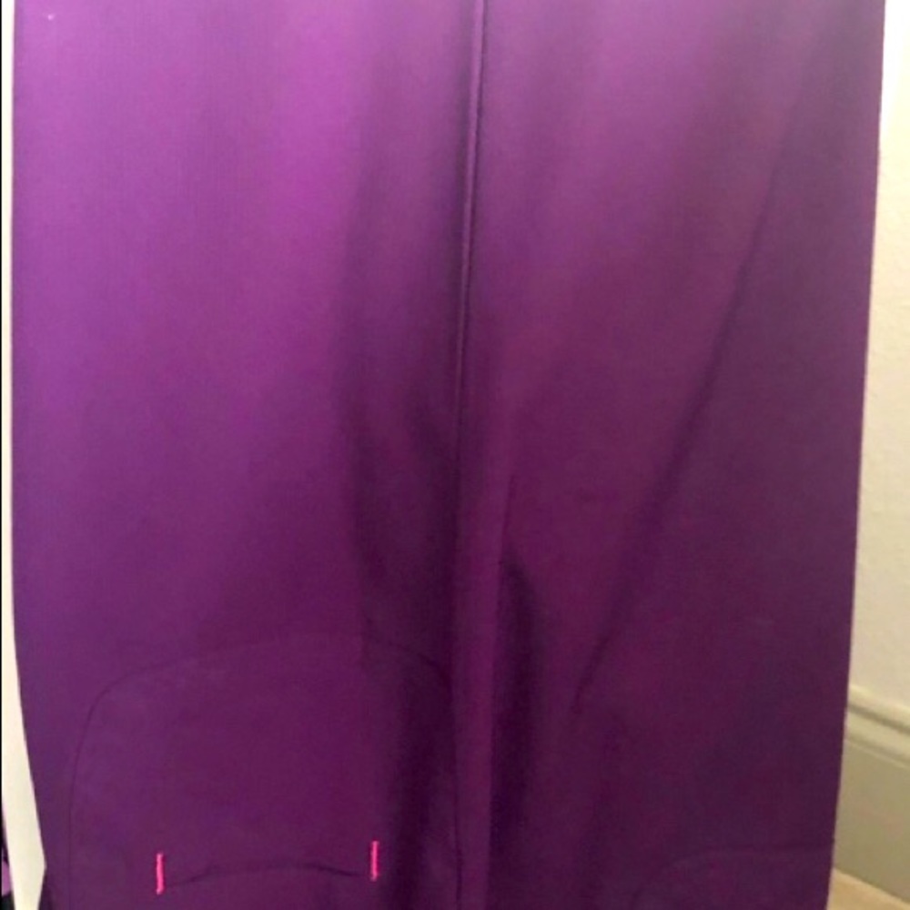 Eggplant XL scrub pants for Dufftay12